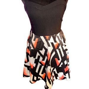 Charlotte Russe - Strapless Dress - Zip- Up Back -